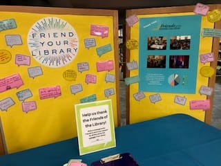 November was “Thank a Friend of the Library” month