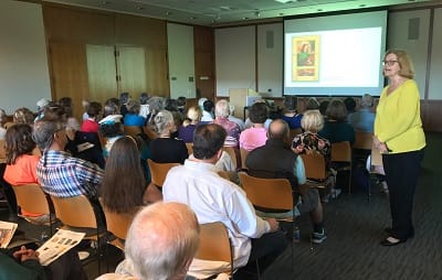 Big crowd for Pre-Raphaelites lecture
