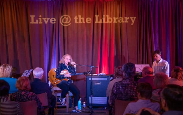 Another hit in our concert series with the Mimi Fox Trio