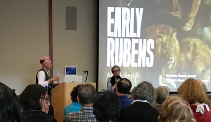 Art Docent lectures on Monet, Rubens please art lovers